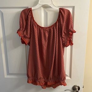 Max Studio Orange Blouse